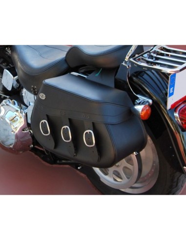 ALFORJAS PIEL PIZARRO BASICAS  UNIVERSAL