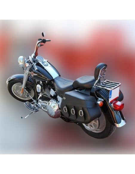 ALFORJAS PIEL PIZARRO BASICAS  UNIVERSAL