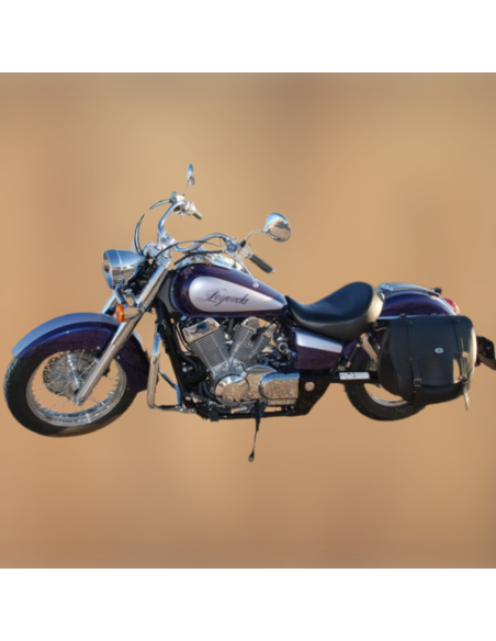 ALFORJA LATERAL PIEL BIG BANDO BASICA BICOLOR UNIVERSAL