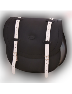 ALFORJA LATERAL PIEL BIG BANDO BASICA BICOLOR UNIVERSAL