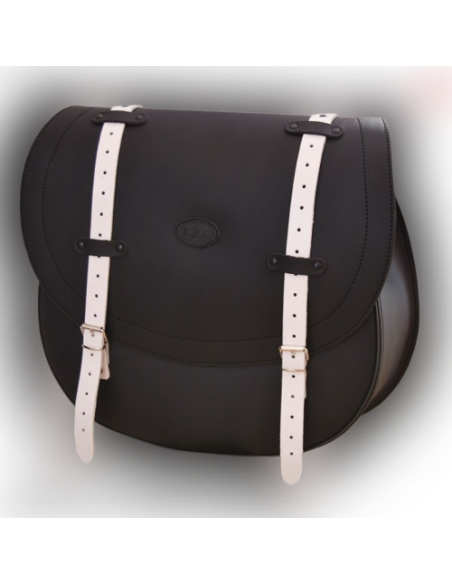 ALFORJA LATERAL PIEL BIG BANDO BASICA BICOLOR UNIVERSAL