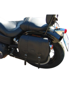 ALFORJA PIEL BANDO BASICA HD STREET-BOB DYNA HUECO AM IZDA 2