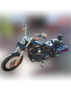 ALFORJA PIEL BANDO BASICA HD STREET-BOB DYNA HUECO AM IZDA 2