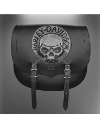 ALFORJA SPARTA SKULL MARFIL UN SOLO LADO 34X15X38