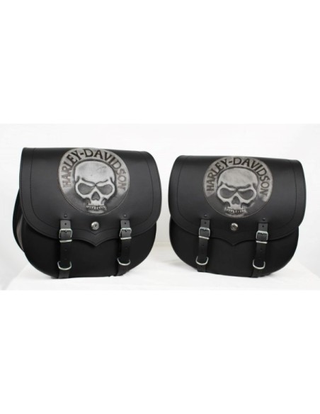 ALFORJA PIEL SPARTA HD SKULL ALFORJA PIEL SPARTA HD SKULL