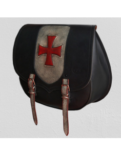 ALFORJA LATERAL PIEL SPARTA CRUZ MALTA UNIVERSAL