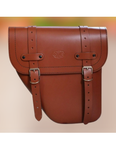 ALFORJA PIEL CENTURION IZQUIERDA MARRON CUERO UNIVERSAL