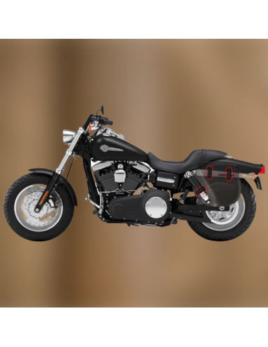 ALFORJA BANDO FAT HD DYNA FAT-BOB HD HC AMORT IZDA