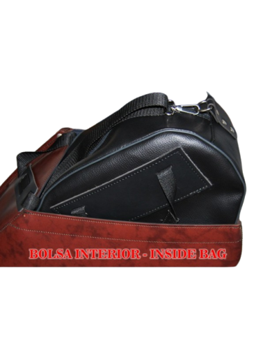 ALFORJAS SUPER STAR RIGIDAS BÁSICA TRENZADA CABEZA ÁGUILA UNIVERSAL