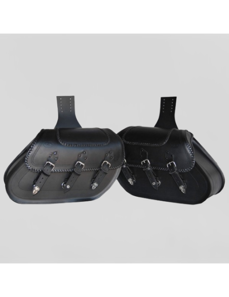 ALFORJAS SUPER STAR RIGIDAS BÁSICA TRENZADA CABEZA ÁGUILA UNIVERSAL ALFORJAS SUPER STAR RIGIDAS BÁSICA TRENZADA CABEZA ÁGUILA UNIVERSAL