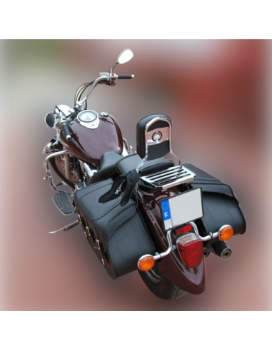 ALFORJAS SUPER STAR RIGIDAS BÁSICA TRENZADA CABEZA ÁGUILA UNIVERSAL