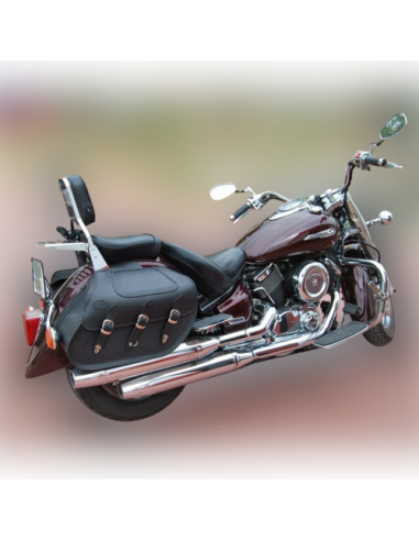 ALFORJAS SUPER STAR RIGIDAS BÁSICA TRENZADA CABEZA ÁGUILA UNIVERSAL