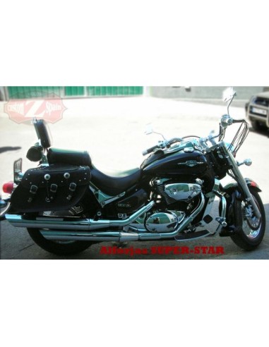 ALFORJAS RIGIDAS SUPER-STAR CLASICA TRENZ GRAN JEFE SUZUKI INT C800