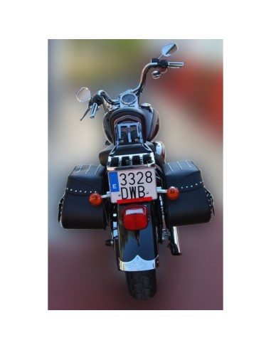 ALFORJAS RIGIDAS PIZARRO CLÁSICA PARA SOFTAIL FAT-BOY HD