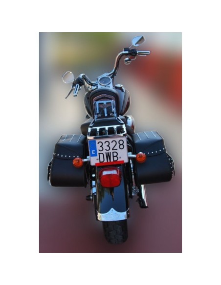 ALFORJAS RIGIDAS PIZARRO CLÁSICA PARA SOFTAIL FAT-BOY HD
