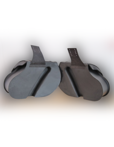 ALFORJAS RÍGIDAS TEMPLARIO TRENZADA HUECO AMORT SKULL HD SPORTSTER