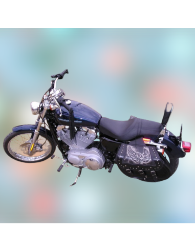 ALFORJAS RIGIDAS IBER CLÁSICA TRENZADA ÁGUILA ALAS UNIVERSAL