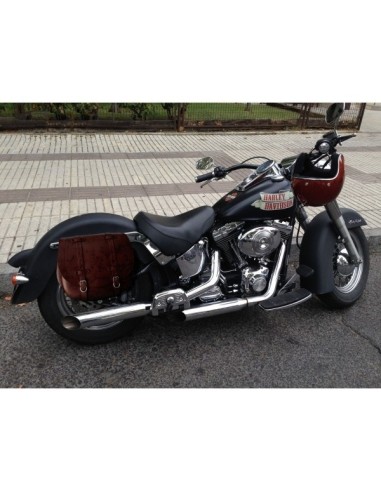 ALFORJA LATERAL BANDO BASICA MARRÓN UNIVERSAL