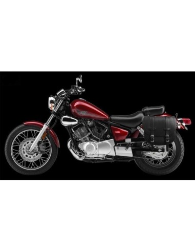 ALFORJAS PIEL BANDO BASICA YAMAHA V-STAR 250