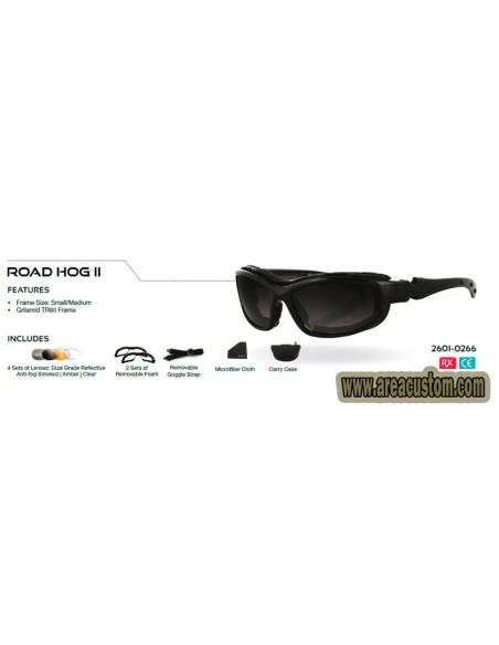 GAFAS ROAD HOG II BOBSTER LENTES INTERCAMBIABLES