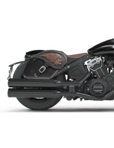 ALFORJAS PIEL INDIAN SCOUT BOBBER LEGEND BIG-BOSS