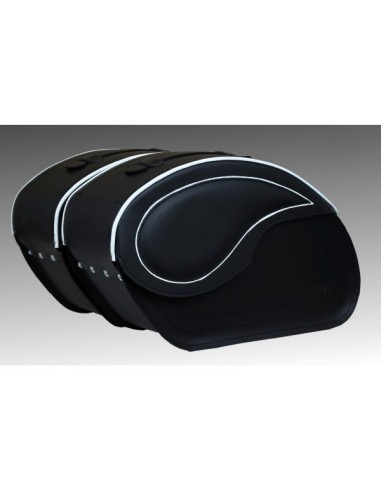 ALFORJAS RIGIDAS VENDETTA PERFÍL BLANCO UNIVERSALES