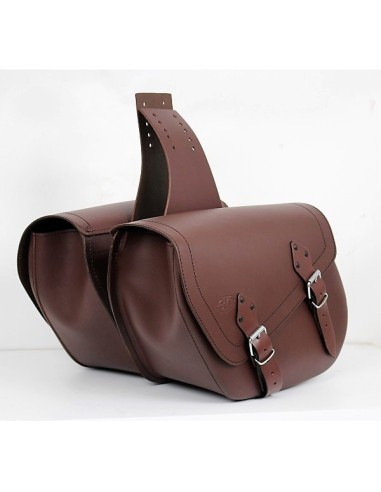 ALFORJAS ALHAMA BÁSICAS  PARA ROYAL ENFIELD MARRÓN