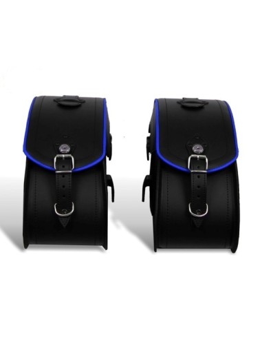 ALFORJAS RIGIDAS VENDETTA PERFÍL AZÚL UNIVERSALES