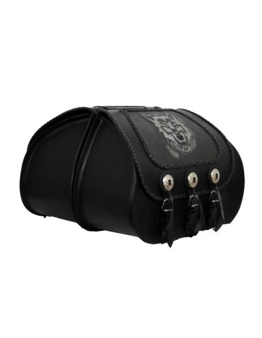 ALFORJAS RIGIDAS JABATO LOBO PARA INDIAN SCOUT SIXTY