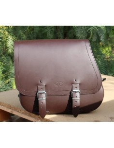 ALFORJA LATERAL SCIPION IZQUIERDA TRIUMPH BONNEVILLE T120 CHOCO 2
