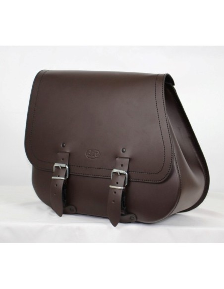 ALFORJA LATERAL SCIPION IZQUIERDA TRIUMPH BONNEVILLE T120 CHOCO