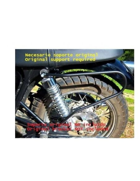 ALFORJA LATERAL SCIPION IZQUIERDA TRIUMPH BONNEVILLE T120 CHOCO