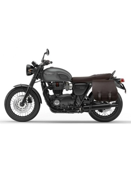 ALFORJA LATERAL SCIPION IZQUIERDA TRIUMPH BONNEVILLE T120 CHOCO