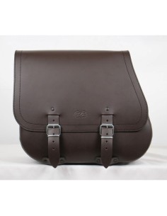 ALFORJA LATERAL PIEL SCIPION BÁSICA UNIVERSAL IZDA CHOCO
