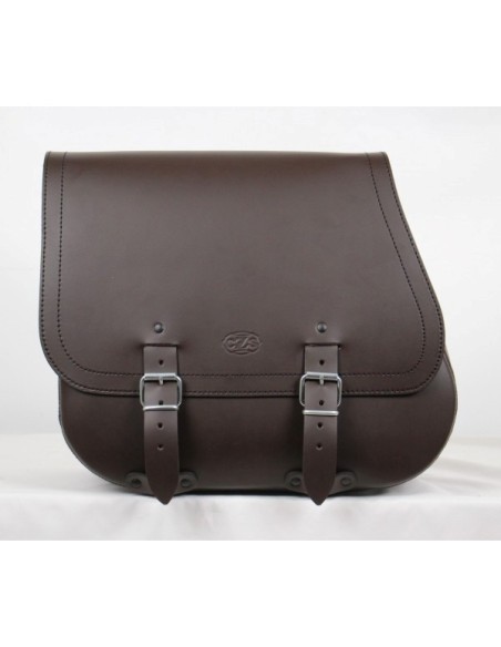 ALFORJA LATERAL PIEL SCIPION BÁSICA UNIVERSAL IZDA CHOCO