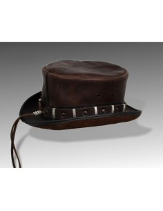 SOMBRERO PIEL TAHUR VINTAGE SKULL 2