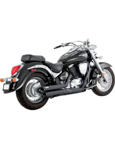 ESCAPES TWIN SLASH STAGGERED NEGRO SUZUKI BOULEVARD - INTRUDER