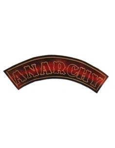 PARCHE DE PIEL ANARCHY ROJO ALTO