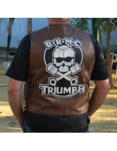 PARCHE DE PIEL B.R.M.C. TRIUMPH MARLON BRANDO " EL SALVAJE" 2