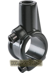 ABRAZADERA ESPEJO CROMADA PARA MANILLAR 22 O 25,4 MM 2