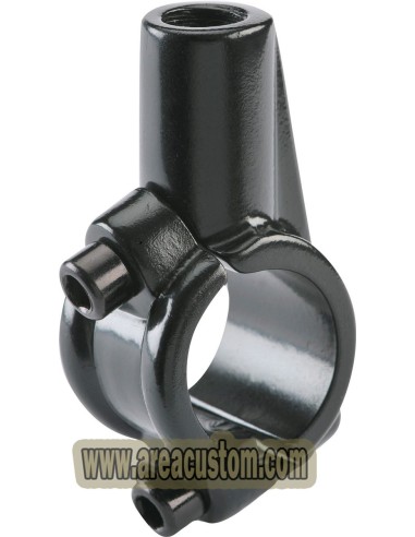 ABRAZADERA ESPEJO CROMADA PARA MANILLAR 22 O 25,4 MM