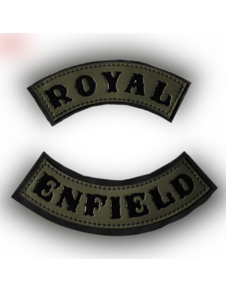 JUEGO PARCHES PIEL ROYAL ENFIELD