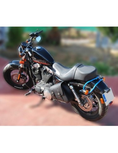 ALFORJA BASCULANTE LEGION NEGRO IZDO PARA HD SPORTSTER