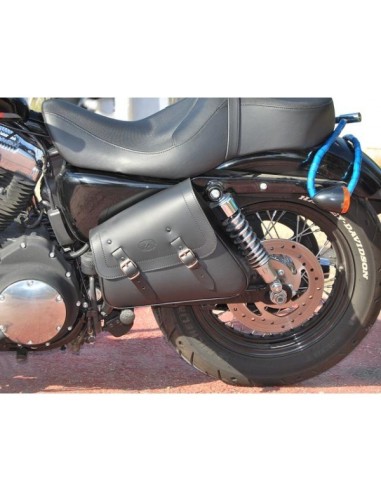 ALFORJA BASCULANTE LEGION NEGRO IZDO PARA HD SPORTSTER