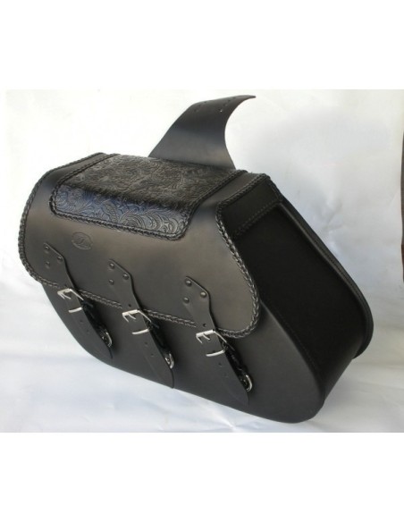 SET ALFORJAS IKARO HCO AMORT TRENZ GOTIKA PARA H.D SPORTSTER