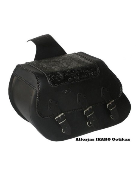 SET ALFORJAS IKARO HCO AMORT TRENZ GOTIKA PARA H.D SPORTSTER