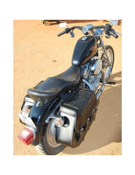 SET ALFORJAS IKARO HCO AMORT TRENZ GOTIKA PARA H.D SPORTSTER