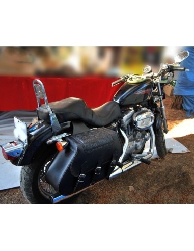 SET ALFORJAS IKARO HCO AMORT TRENZ GOTIKA PARA H.D SPORTSTER