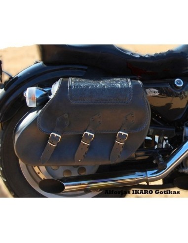 SET ALFORJAS IKARO HCO AMORT TRENZ GOTIKA PARA H.D SPORTSTER