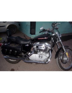 ALFORJAS RIGIDAS IBER TRENZADA ÁGUILA ALAS PARA SPORTSTER H.D
